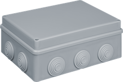 Navigator Коробка 93 409 NSS-DB-190-140-70-10-GR распаячная открытого монтажа 93409 - фото 86520