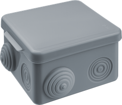 Navigator Коробка 93 247 NSS-DB-80-80-50-7-GR распаячная открытого монтажа 93247 - фото 86534