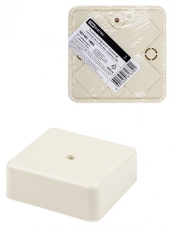 TDM Коробка распаячная КР 75х75х28 ОП, сл. кость, IP40, инд. штрихкод SQ1401-1805 - фото 86581