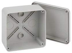 ЭРА Распаячная коробка ЭРА KORvp приборная подъездная открытой установки 100х100х50мм на винтах с гладкими стенками IP55 Б0058942 - фото 86600