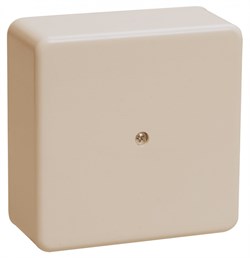 IEK Коробка распаячная КМ для о/п 75х75х20мм сл. кость UKO10-075-075-020-K32-E - фото 86631