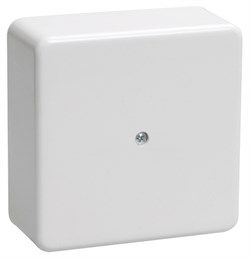 IEK Коробка распаячная КМ для о/п 75х75х28мм белая UKO10-075-075-028-K01-E - фото 86633