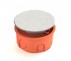 CHINT Коробка распаячная для скрытого монтажа в кирпичных стенах  D80х40мм (с перфорированным основанием) 8820003 - фото 86654