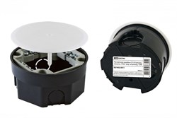 TDM Распаячная коробка СП D73х42мм, крышка,  IP20,  инд. штрихкод, SQ1402-0911 - фото 86680