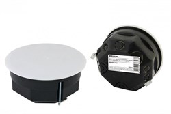 TDM Распаячная коробка СП D103х50мм, крышка, метал. лапки, IP20, инд. штрихкод, SQ1403-0907 - фото 86681