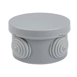 EKF PROxima Коробка распаячная КМР-040-039 с крышкой наружная (85х40) 4 мембранных ввода IP54 розничный стикер plc-kmr-040-039-r - фото 86685