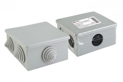 TDM Распаячная коробка ОП 80х80х40мм, крышка, IP44, 6 вх. инд. штрихкод SQ1401-1235 - фото 86696
