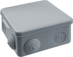 Navigator Коробка 93 248 NSS-DB-100-100-50-8-GR распаячная открытого монтажа 93248 - фото 86709