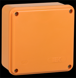 IEK Коробка распаячная огнестойкая ПС 100х100х50мм 4P 4мм2 IP44 гладкие стенки UKF20-100-100-050-4-4-09 - фото 86745