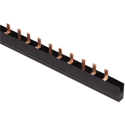 IEK Шина соединительная PIN 3Р 100А шаг 27 мм (дл. 1м) YNS51-3-100 - фото 87095