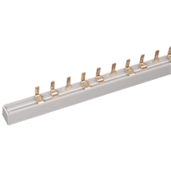 IEK Шина соединительная типа PIN (штырь) 4Р 100А(дл. 1м) YNS21-4-100 - фото 87124