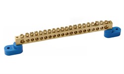 IEK Шина N ноль на двух угловых изол ШНИ-8х12-20-У2-С YNN10-812-20C2-K07 - фото 87195