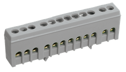 IEK Шина L фаза в корп изол на DIN-рейку ШНИ-6х9-8-К-Ср YNN10-69-8KD-K02 - фото 87217