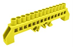 IEK Шина PE земля в комб DIN-изолСтойка ШНИ-8х12-14-КС-Ж YNN10-812-14DP-K05 - фото 87235