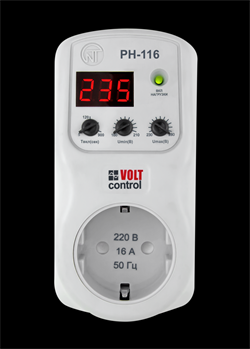 Новатек Реле напряжения РН-116 (вилка-розетка) РН-116 - фото 87330