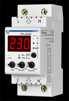 Новатек Мультифункциональное реле напряжения РН-263Т РН-263Т - фото 87333