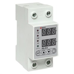 Реле напряжения и тока с дисп. RVb 40A EKF rvb-m40a - фото 87353