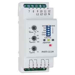 КЭАЗ Реле напряжения OptiDin РНПП-311М-24DC-УХЛ3.1 240051 - фото 87420