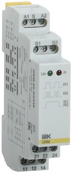 IEK ONI Импульсное реле ORM 2 контакта 230 В AC ORM-02-AC230 - фото 87520