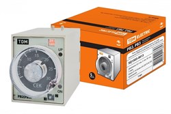 TDM Реле времени 4-диапазоннное 24-230В  цокольное РВ3A-0,5сек/3мин-5A-24/230В-8Ц SQ1503-0013 - фото 87559