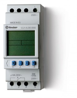 Finder Реле времени цифровое недельное; монтаж на рейку 35мм; 1СO 16A; питание 230В АC; ширина 35.8мм; степень защиты IP20 122182300000 - фото 87593