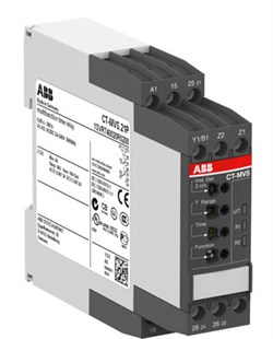 ABB CT-MVS.21S Реле времени многофункц., 24-240В АС/DC, 0,05..300ч, 2ПК, винт.клеммы 1SVR730020R0200 - фото 87663