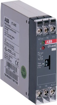 ABB CT-AHE Реле времени (задержка на выкл) 220-240V AC 3-300сек. 1SVR550111R2100 - фото 87693