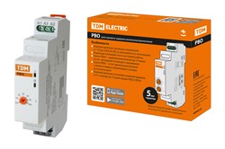 TDM Реле времени РВО2-ВКЛ-0,6с/60сек-8А-24/230В-DIN (зад.вкл., 0,6с-60сек, 24/230В AC/DC) SQ1503-0028 - фото 87699