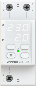 Welrok VI-40 Реле напряжения 40 А (max 50 A), 8 800 ВА 4660251140236 - фото 87719