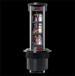 EKF PROxima Встраиваемая мини-колонна с беспроводной зарядкой 15Вт, 6 модулей C-Line cl-vmkwc-6-s - фото 87997