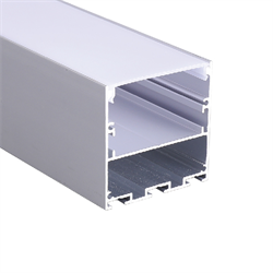 Jazzway Профиль  PAL 5050 (комплект) накладной 2м анод.с подвесом .5049901 - фото 88097