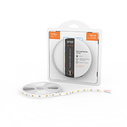 Gauss Лента Basic 12V 10W/m 700lm/m 3000K IP20 LED 1m 1/100 BT033 - фото 88194