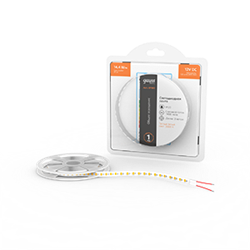 Gauss Лента Basic 12V 14,4W/m 1400lm/m 3000K IP20 LED 3m 1/100 BT082 - фото 88230
