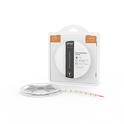 Gauss Лента Basic 12V 4,8W/m 312lm/m 3000K IP20 LED 2m 1/120 BT003 - фото 88236