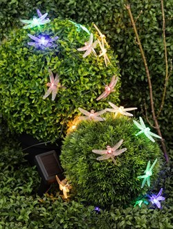 ЭРА Садовая гирлянда ERASF22-16 Стрекоза на солнечной батарее 5,8 м Б0053365 - фото 88280