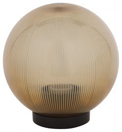 ЭРА НТУ 02-60-203 Светильник садово-парковый, шар золотистый призма D=200 mm Б0048061 - фото 88287