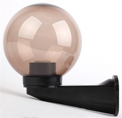 ЭРА НБУ 01-60-205 Светильник садово-парковый, шар дымчатый с настенным крепежом D=200 mm Б0048082 - фото 88293