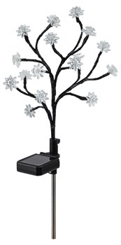 ЭРА ERASF22-60 ЭРА Садовый светильник Сакура, на солнечной батарее, 16LED, 32 см Б0057655 - фото 88430
