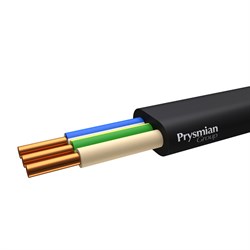 Кабель силовой с ПВХ изоляцией ВВГ-Пнг(А) -LS 3x2,5 ок(N,PE) ч РЭК-Prysmian 1603050101 - фото 88600