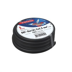 Кабель силовой медный ВВГ-Пнг(А) 2x2,5 мм², длина 5 метров, ГОСТ 31996-2012, ТУ 16-705.499-2010 Rexant 01-8202-5 - фото 88649