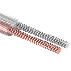 Кабель акустический, 2х0.50 мм², прозрачный SILICON, 100 м. Rexant 01-6303 - фото 88877
