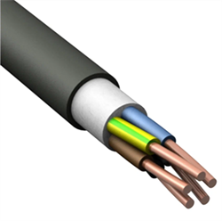 Кабель силовой с ПВХ изоляцией ВВГнг(А) -LS 5х4 ок(N,PE)-0,66 Людиновокабель Л0015803 - фото 88998