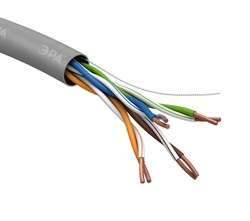 ЭРА UL-4-PVC Кабель витая пара U/UTP 4x2x24AWG Cat5e CU PVC 305м SIMPLE Б0044426 - фото 89284