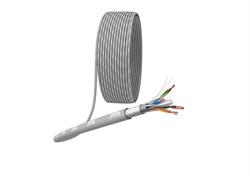 ЭРА Кабель витая пара F-4-PVC-6 F/UTP 4x2x23 AWG Cat 6 CU PVC 305 метров Б0053026 - фото 89336