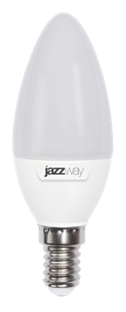 Jazzway Лампа светодиодная (LED) «свеча» d38мм E14 220° 7Вт 220-240В матовая нейтральная холодно-белая 5000К .1027832-2 - фото 89666