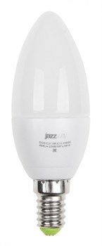 Jazzway Лампа светодиодная (LED) "свеча" 5W E14 3000K мат 400Lm .1036834A - фото 89669