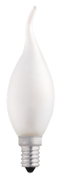 Jazzway Лампа накаливания CT35 60W E14 frosted "Свеча на ветру" .3321482 - фото 89713