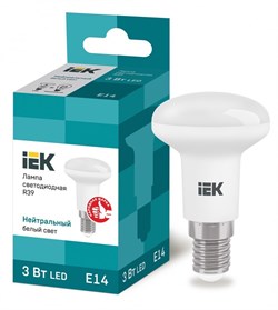 IEK Лампа светодиодная ECO R39 рефлектор 3Вт 230В 4000К E14 LLE-R39-3-230-40-E14 - фото 89727