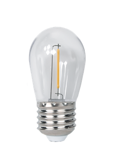 Jazzway Лампа PLED- ECO- S14 1w E27 2700K CLEAR .5040625 - фото 89865