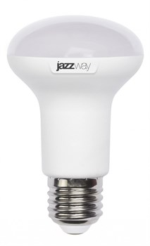 Jazzway Лампа светодиодная (LED) с отражателем d63мм E27 120° 8Вт 220-240В матовая нейтральная холодно-белая 5000К .1033666 - фото 89909